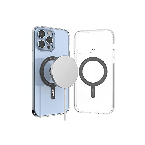 AAUXX(�I�[�N�X) iRing Magnetic Case �}�O�Z�[�t�Ή� iPhone 13 Pro Max �N���A�P�[�X ���͎��� �X�}�z�����O iRingMag/iRing PocketMag�Ή� �}�O�l�b�g��p�݌v UMS-IR16MG13PM