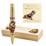 Emotional Support Monkey Pen Set, Cute Monkey Inspirational Pen with Card, Encouragement Gift for Friends Families, or Animal Lovers, Motivational Gifts