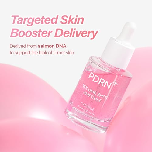 Charde PDRN Serum with Salmon DNA – Firming & Plumping Serum for Face, Collagen + 7 Types of Hyaluronic Acid, Korean Anti-Aging Face Serum for Fine Lines, Skin Elasticity & Radiance (1.01 fl oz)