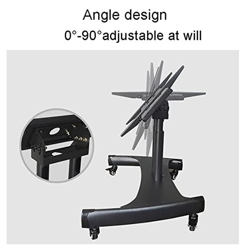 Soporte móvil bajo para TV de 32-75 pulgadas con inclinación 90° miniatura 4