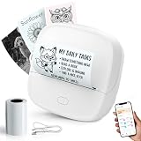 Aiyin Mini Portable Thermal Printer, Bluetooth Label Sticker...