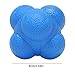 Lizusidtsy Hexagonal Reaction Ball Agility Training Reaction Ball Coordination Agility Training Reaction Ball, blue