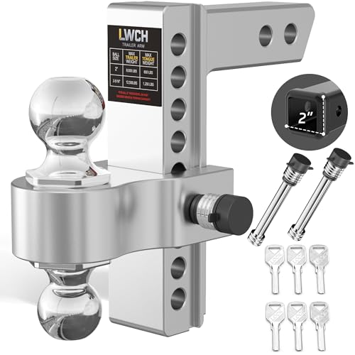 LWCH 8in Drop/Rise Hitch