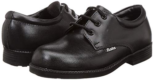 Image of Bata Naughty Boy Black Leather School Shoes-13 (3256736)