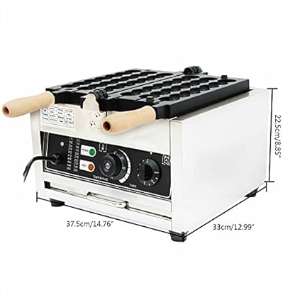 1500W Küche Kommerzielle Bubble Waffeleisen Edelstahl Antihaft-Pfannen Waffelmaschine – Bild 3