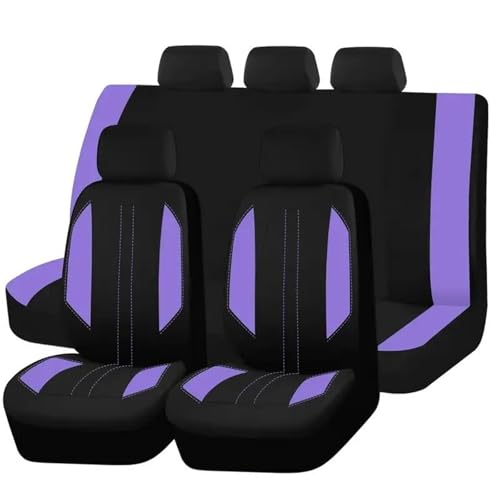 Housses siège voiture universelles polyester housse auto violette SUV camion