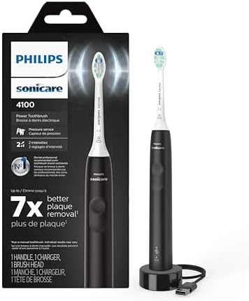 Philips Sonicare ProtectiveClean 4100 Rechargeable Electric Toothbrush Packaging May Vary, White, 1 Count