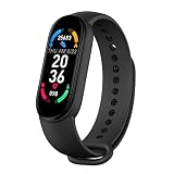 Resistente al agua IP67: resistencia al agua IP67, resistente a la humedad diaria como el lavado de manos, no es necesario quitarla con frecuencia. (Nota: no utilizar en buceo o en agua demasiado caliente, como saunas, nadar, etc.). Compatible con la mayoría de los teléfonos inteligentes, compatible con iOS 8.0 o posterior, Android 5.1 o posterior.