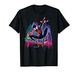 Marvel Spider-Man Miles Morales Graffiti City Tシャツ