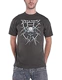 All Sizes Megadeth T Shirt Electric Vic Band Logo Nue offiziell Herren Charcoal