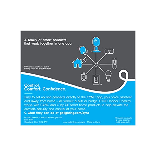 GE Cync Smart Indoor Camera - Image 3