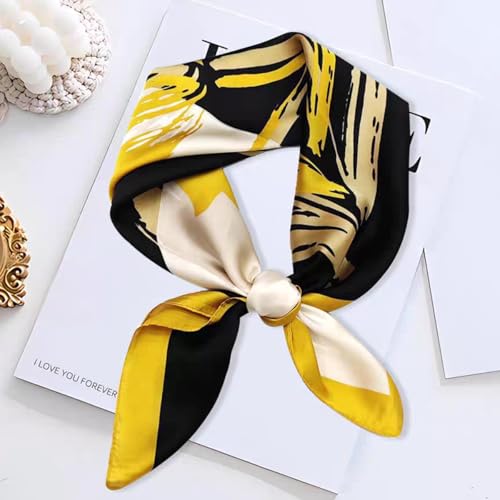 Square Scarf for Women Soft Neck Wrap Lightweight Headband for Office Travel Business Outfit Styling3