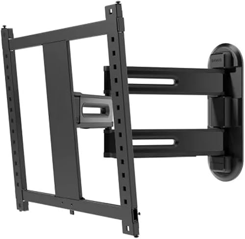 SANUS Full-Motion TV Wall Mount with SHIFT™ Height Adjustment, Black, for 32"-65" TVs, 70 lbs Capacity