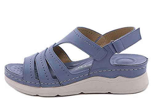 SMajong Sandali con Zeppa Donna Estivi Comode