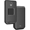 Nakedcellphone Case for CAT S22 Flip Phone, Slim Hard Shell Protector Cover - Black