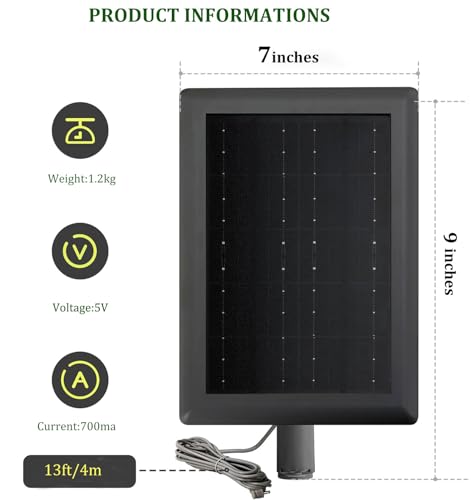 2-Pack 5W Solar Panel Charger (2nd Gen) for Ring Stick Up Cam & Spotlight Cam - image 2