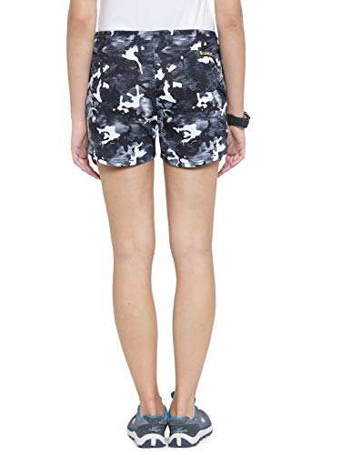 Image of UZARUS Women's Multicolour Cotton Sports Casual Printed Shorts - Pack of 2