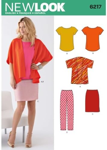 Simplicity Creative Patterns New Look 6217 Misses