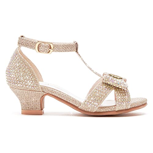 Walofou Toddler Little Kid Big Kid Sandals for Girls4