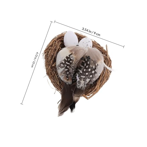Pajaro artificial con base para decorar el jardín exterior sin mantenimiento 3