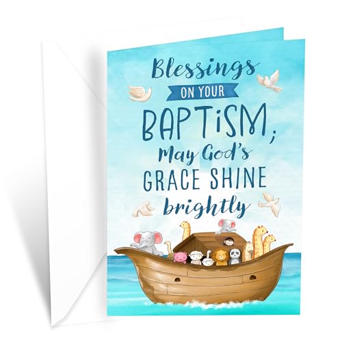 Prime Greetings Taufkarte mit Premium-Umschlag