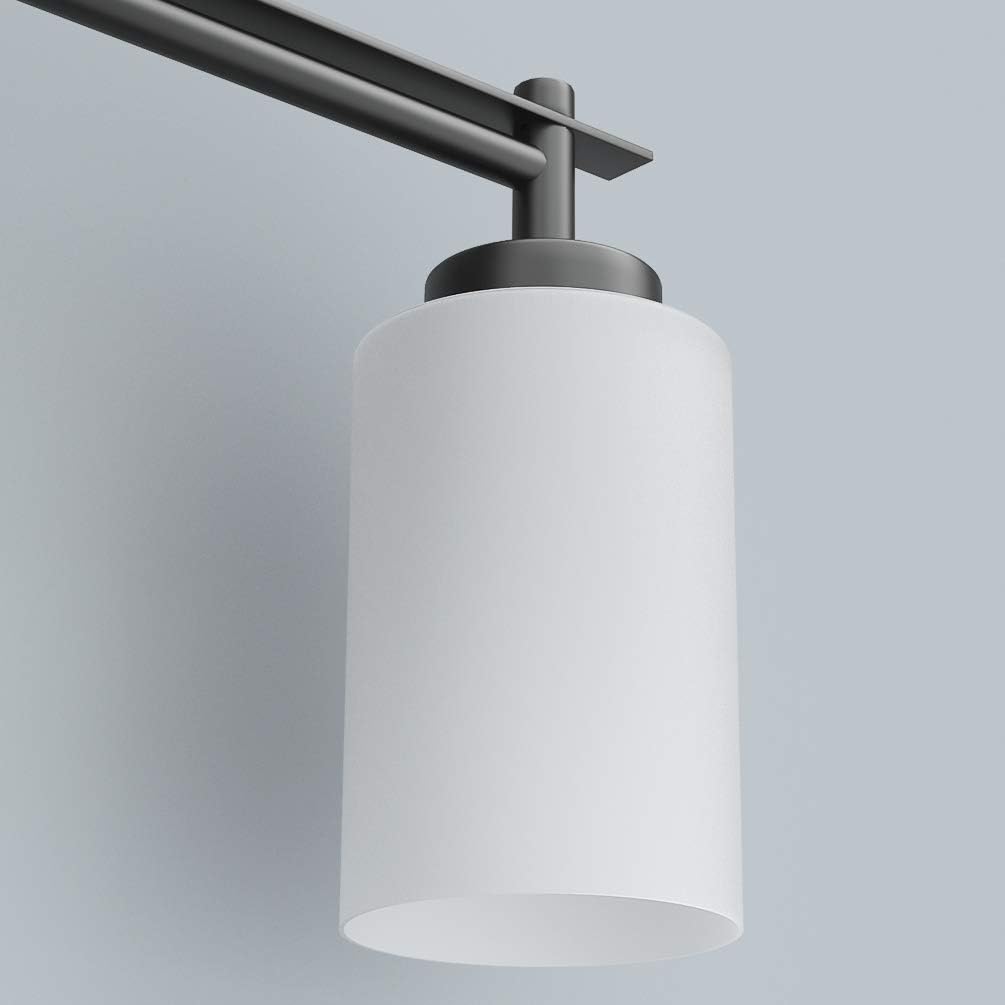 Aipsun Black Vintage Vanity Light, Bathroom Vanity Lighting Fixtures Industrial Vanity Light for Bathroom Black Wall Light Over Mirror(Exclude Bulb)