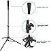 BBBuy Portable Baseball Softball Batting Tee Tripod Base Travel Batting Tee Stand Training Practice Adjustable Height 28