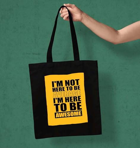 Image of ZORI Black Tote Bag With Pocket Printed Designed Canvas Tote Bags For Women large capacity,Tote bag For Shopping, College, Travel, More Canvas Handbag For Unisex Bag