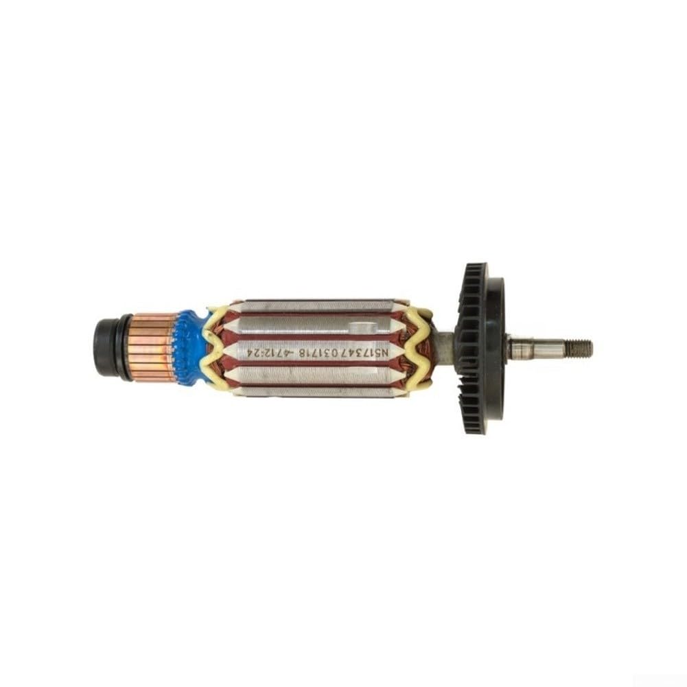 Rotor de armadura de repuesto para amoladora angular DWE8300 DWE8310, alambre de cobre diseñado para tolerancias de equipos originales, mecanizado de precisión, robusto y fácil