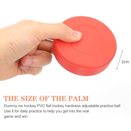 Toddmomy 4pcs Plastic Hockey Pucks Ice Hockey Pucks Ice Adjustable Ball Sports Fan Pucks Street Puck Training Equipment for Practicing and Training
