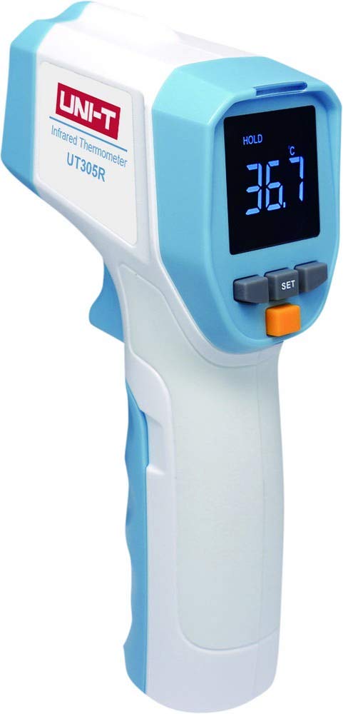 UNI-T UT305R Infrarot-Thermometer 32 bis 42.9°C Berührungslose IR-Messung 0.3°C Optischer und aku