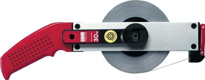 BMI 301024030BHF Ergoline Measure Steel-Tape with mm Graduation, Multi-Colour, 13 mm x 30 m