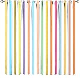 TFOSO Striped Curtain, Striped Vertical Colorful Rainbow Print Children's Room Decoration, Bedroom Living Room Pole Pocket Blackout Curtain 2 Panels Set Total Size 42' W X 45' L Inch