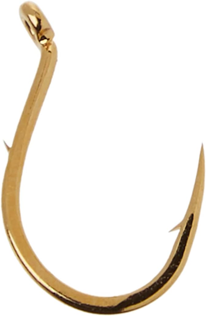 Gamakatsu 04207 Single Egg Loose Hooks (10 Pack), Size 6, Gold