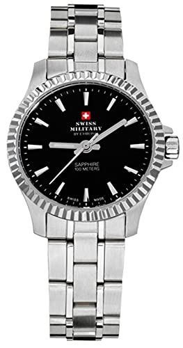 Montre analogique Swiss Military pour femme un bijou durable en acier inoxydable