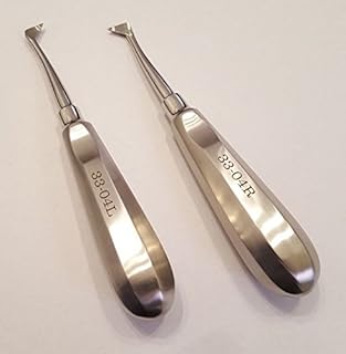 Dental Root Extracting Seldin #4L & #4R Elevators