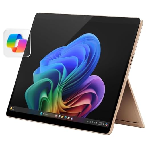 Microsoft Surface Pro 2-in-1 Laptop/Tablet (2024), 13" OLED Touchscreen Display, 16GB RAM, 512GB Storage | Windows 11 Copilot+ PC, Snapdragon X Elite (12 Core), Dune