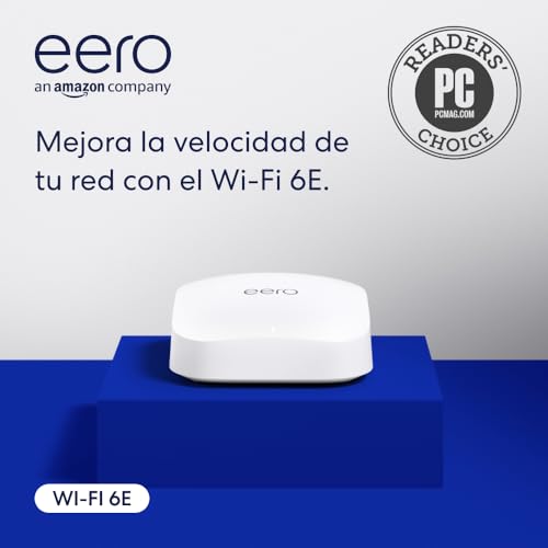 Router wifi de malla eero Pro 6E de Amazon: elimina zonas sin señal en superficies de 190 m2