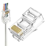 【Design Pass-Through Innovant】La conception traversante de cette prise rj45 permet insertion visuelle des fils pour vérification avant sertissage. Ce rj45 cat 6 réduit erreurs de câblage et améliore productivité, gain de temps essentiel pour installateurs réseau cherchant précision et rapidité d'exécution lors de configurations complexes et dépannages urgents.
