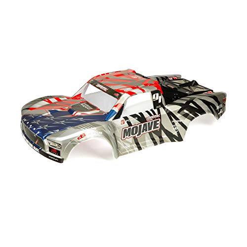 ARRMA 1/7 Painted Body, Silver/Red: Mojave 6S BLX, ARA411005