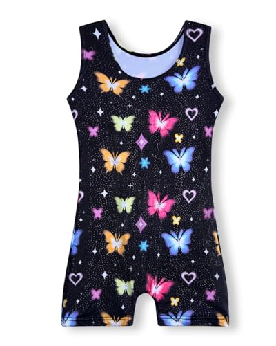 myqff gymnastics leotards for girls toddler kids dance outfits sparkle tumbling biketards unitard unicorn mermaid