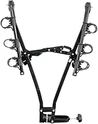 TRUE LOCK Suporte Transbike para 3 Bicicletas, Engate Reboque Universal, Preto, Aço Resistente, Sistema de Fixação Segura