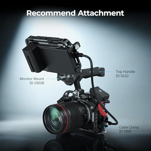 Image of SmallRig R6 Mark III Camera Cage for Canon R6 Mark II, Formfitting Video Making Rig, HawkLock Dual NATO Rails, Quick Release Plate for Arca, Compatible with DJI RS 3 / RS 3 Pro /RS 4 / RS 4 Pro-5954
