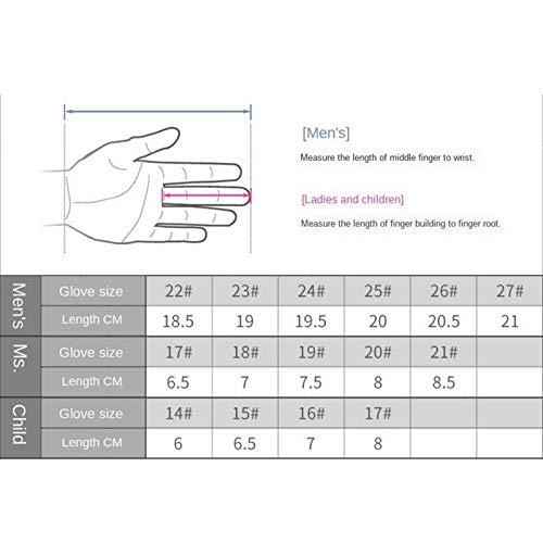 Tongina 1 par de luvas femininas de golfe para desempenho de mão esquerda e direita para treino de g
