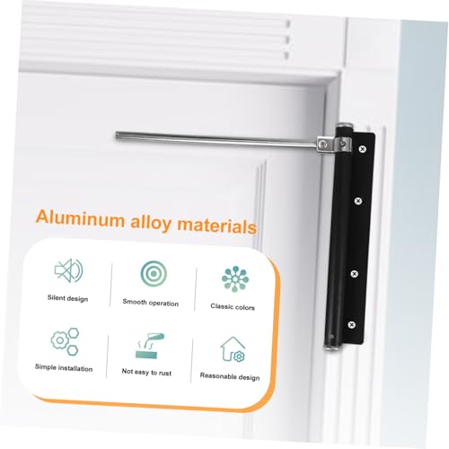 Cierrapuertas automático residencial y comercial de aluminio ligero con funcionamiento suave 8