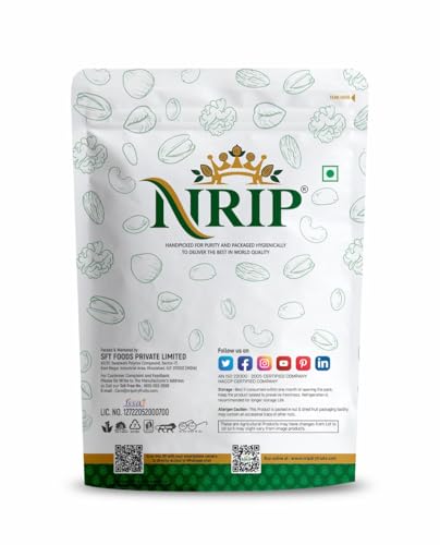 Image of NRIP Premium Walnut Broken Kernels California | 200 g | Walnuts Without Shell, Akhrot, Dry Fruits, 100% Natural Akhrot, Rich in Proteins & Antioxidants (Pack Of 1)