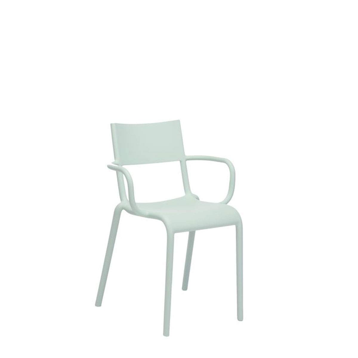 Chaise Kartell Generique A vert sauge en polycarbonate 52,5x52x79cm de salon