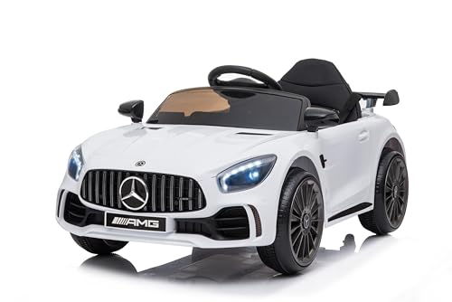 Baroni Toys Mercedes AMG Sport Machine Électrique pour Enfants, Voiture Électrique, Full Optional, Siège en Plastique, Portes Ouvertes, Moteur 12 V, Charge...