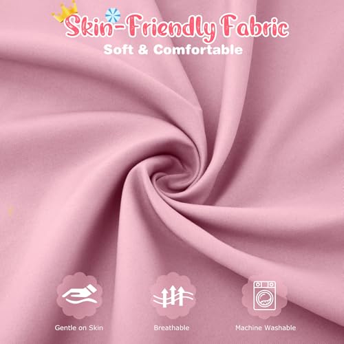 Image of Horbaunal 2 Pack Pink Cot Sheets for Daycare, 23 inch x 51 inch | Daycare Cot Sheets, Microfiber Fitted Cot Cover, for Preschool Kids Nap Time, Daycare Essentials