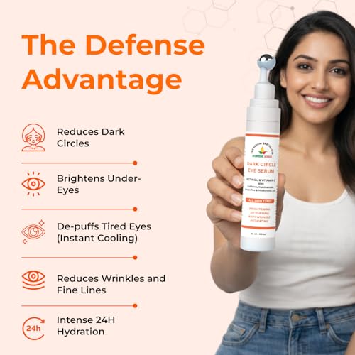 Image of Defense Elixir Dark Circle Under Eye Serum for Men & Women | Reduces Dark Circles, Puffiness, Fine Lines & Wrinkles | Pack of 1, 15ml